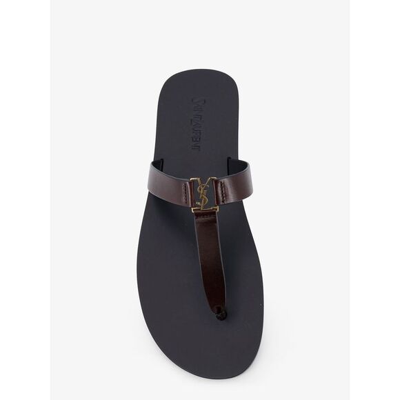 Saint Laurent Men Babylone Leather Sandals - Picture 4 of 4